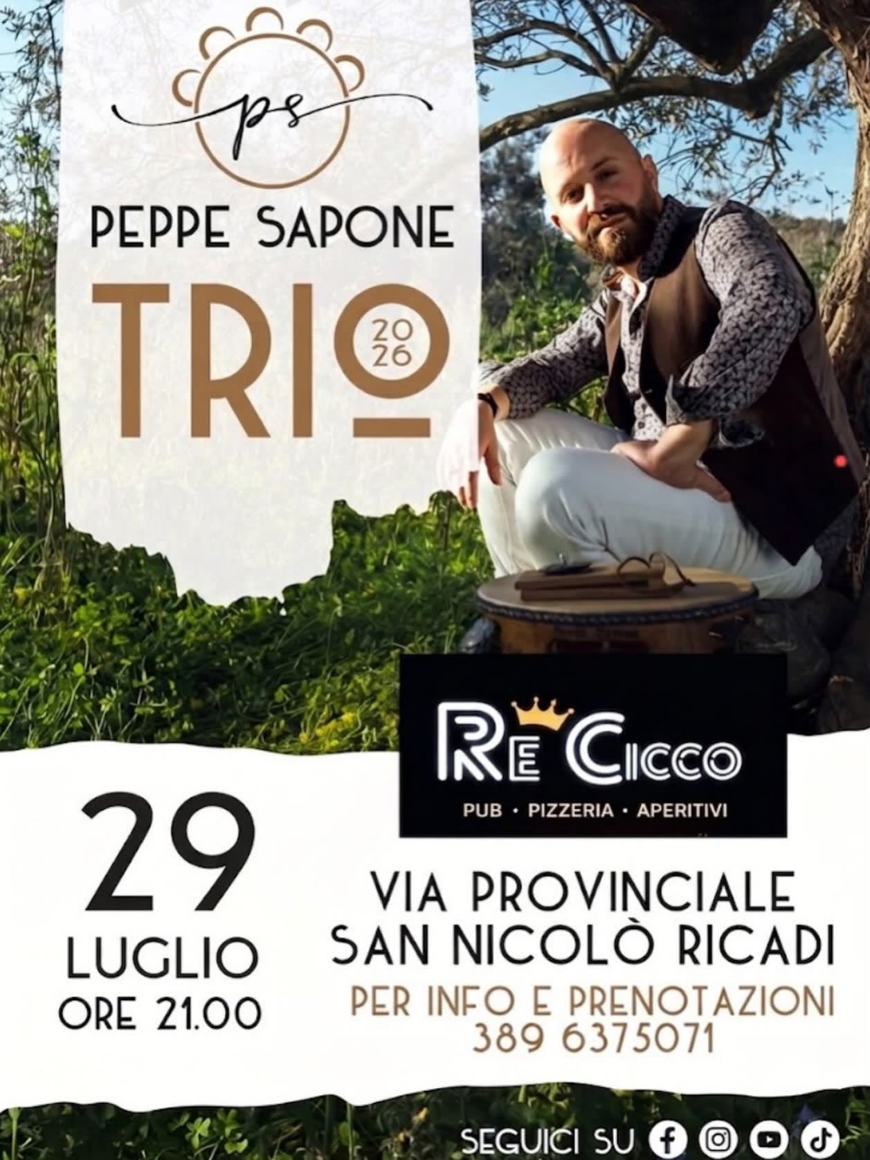 Peppe Sapone Trio Live